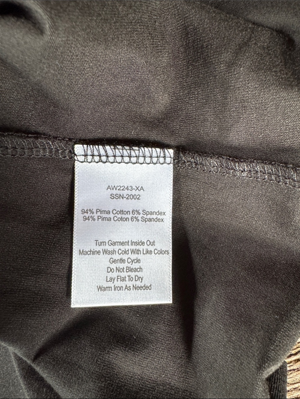 ATM black pima cotton knit sleeveless ruched waist mini dress large‎ - Picture 9 of 9